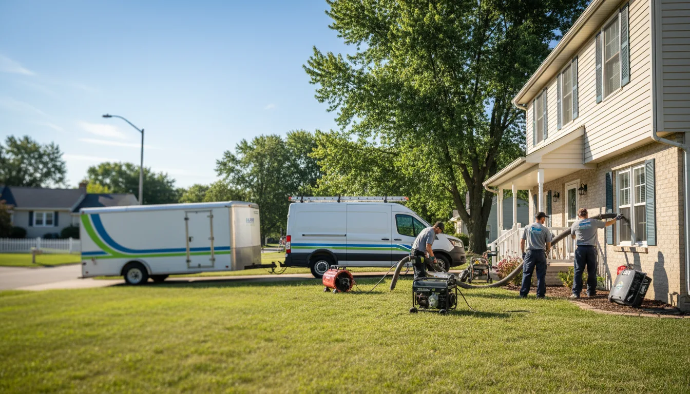 Flooded Basement Restoration And Cleanup With Repair in Maple City, KS near me